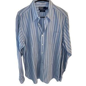Polo Ralph Lauren Nelson Classic Fit Striped Button-Down Dress Shirt